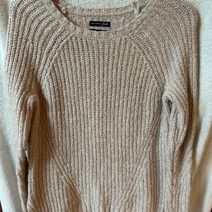 American Eagle Outfitters Textured Blush Sweater